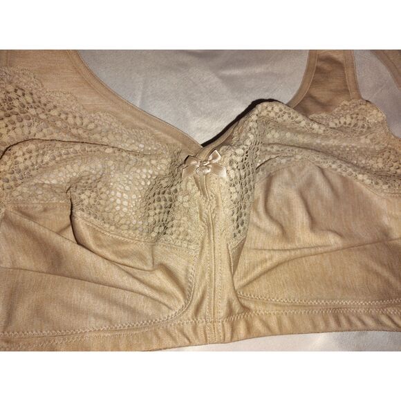 Glamorise Magic Lift Natural Shape Support Bra Size 38H Plus Size Lingerie - Picture 3 of 7